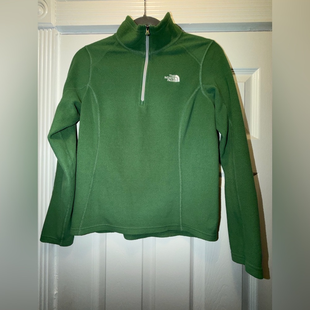 The North Face Forest Green Quarter-Zip Fleece